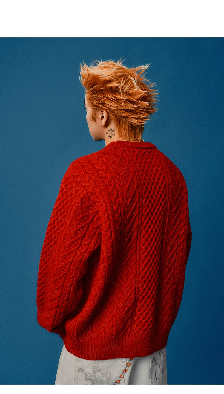 Pearl Letter Knit Sweater