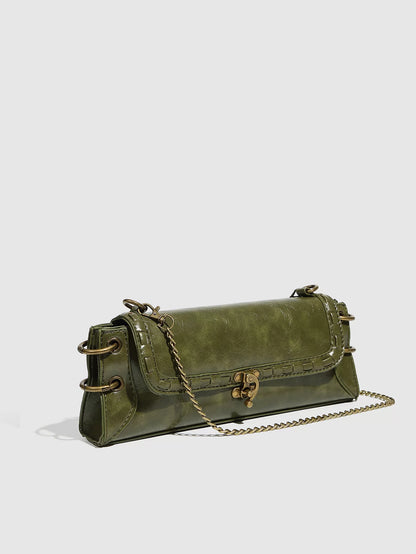 Antique Chain Lock Crossbody Bag product photo