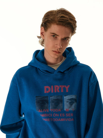 Layered detail of light jacket and hoodie