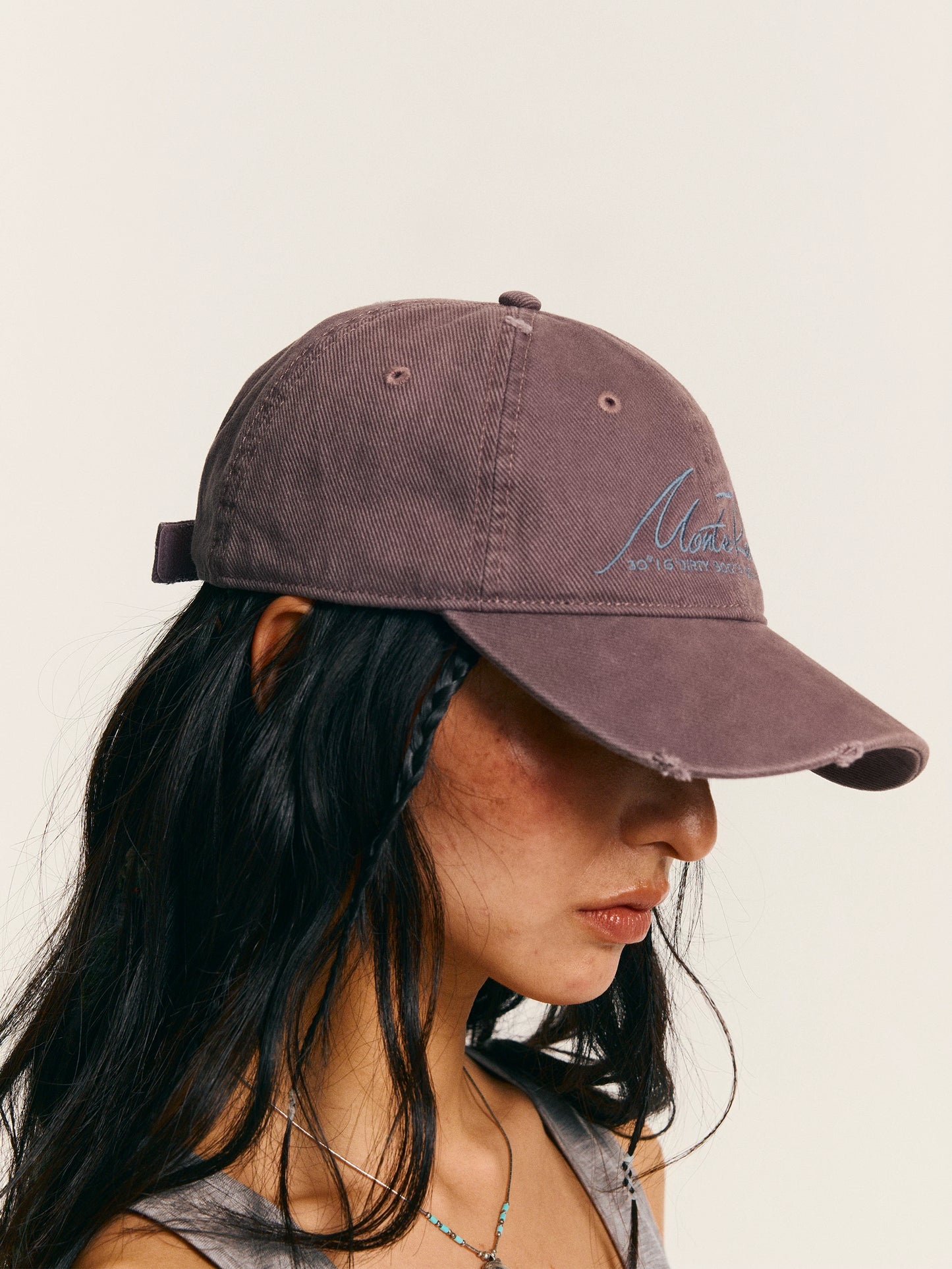 Vintage Washed Soft Crown Baseball Cap with Embroidered Outdoor Logo