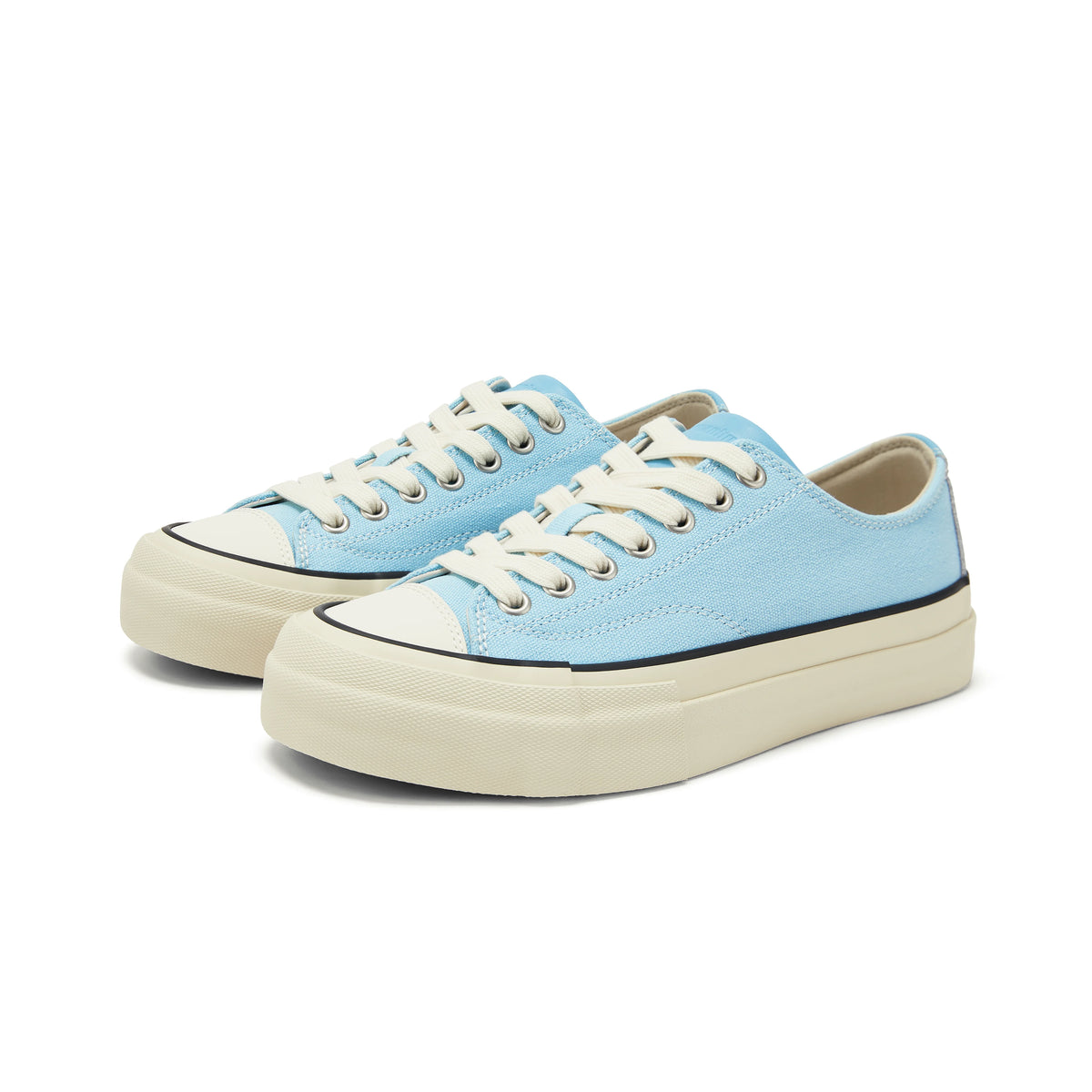 Platform Canvas Low-Top Sneakers