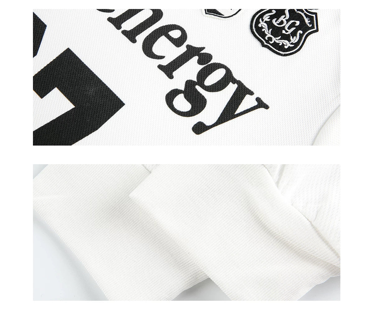 Number 07 V Neck Long Sleeve T-Shirt