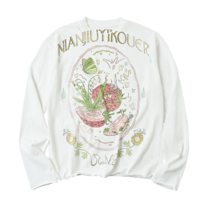 Floral Graphic Long Sleeve Top