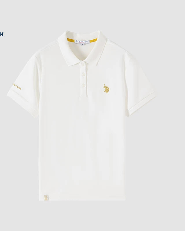 U.S. Polo Assn. Women's Breathable Short Sleeve Polo Shirt