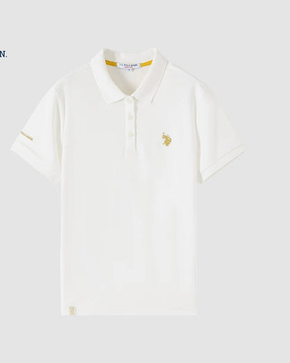 U.S. Polo Assn. Women's Breathable Short Sleeve Polo Shirt