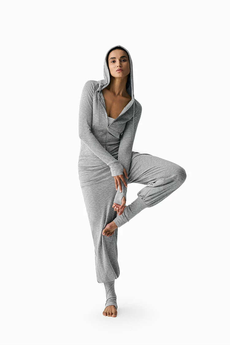 Hooded Zip Jacket and Jogger Set