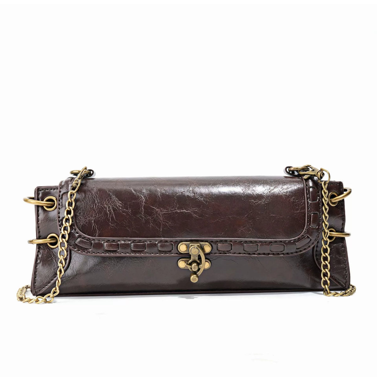 Antique Chain Lock Crossbody Bag product photo