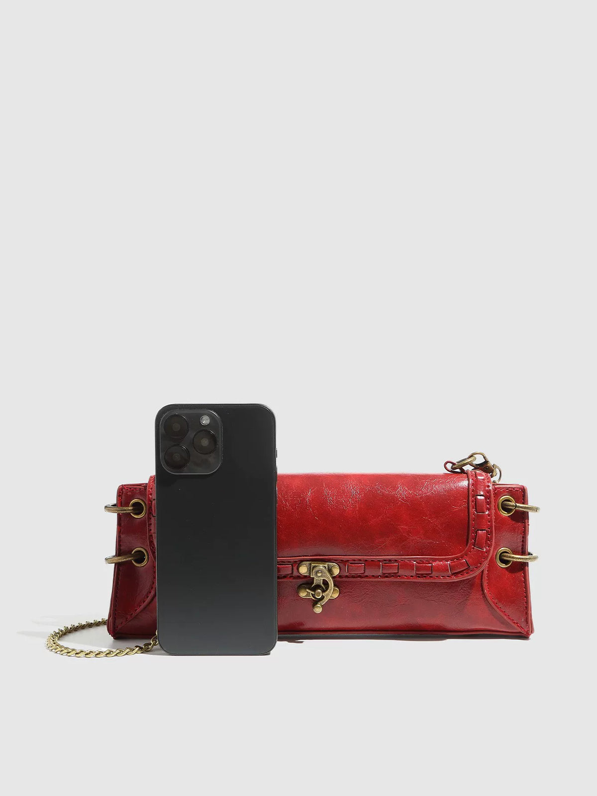 Antique Chain Lock Crossbody Bag product photo