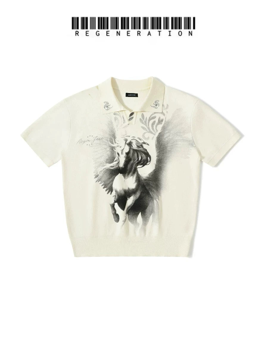 Pegasus Totem Breathable Knit Polo