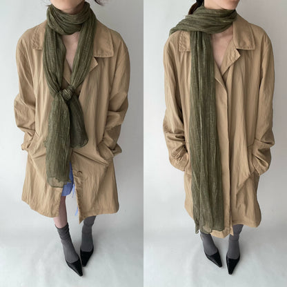 Olive Green Textured Scarf product photo