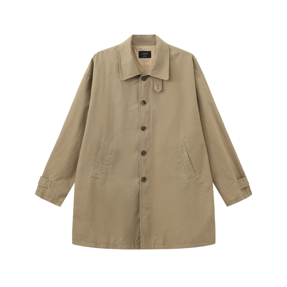 Relaxed Collar Coat