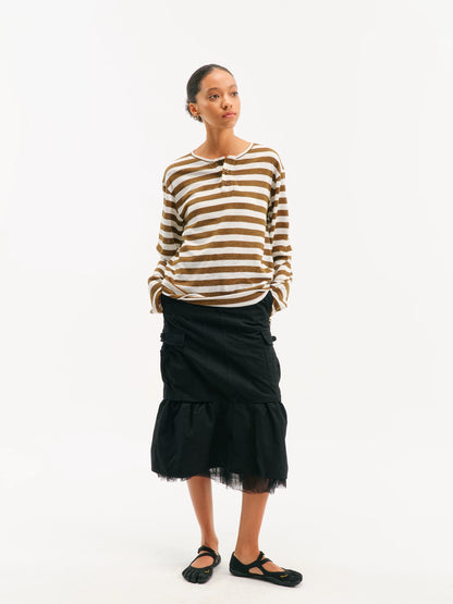 Layered Mesh Midi Skirt product view