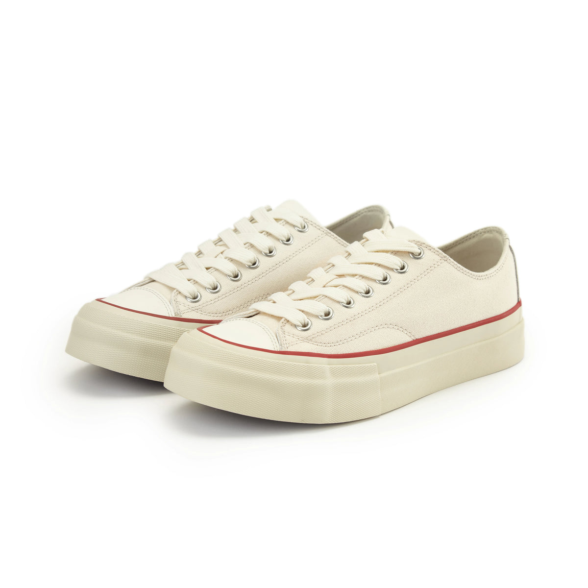 Platform Canvas Low-Top Sneakers