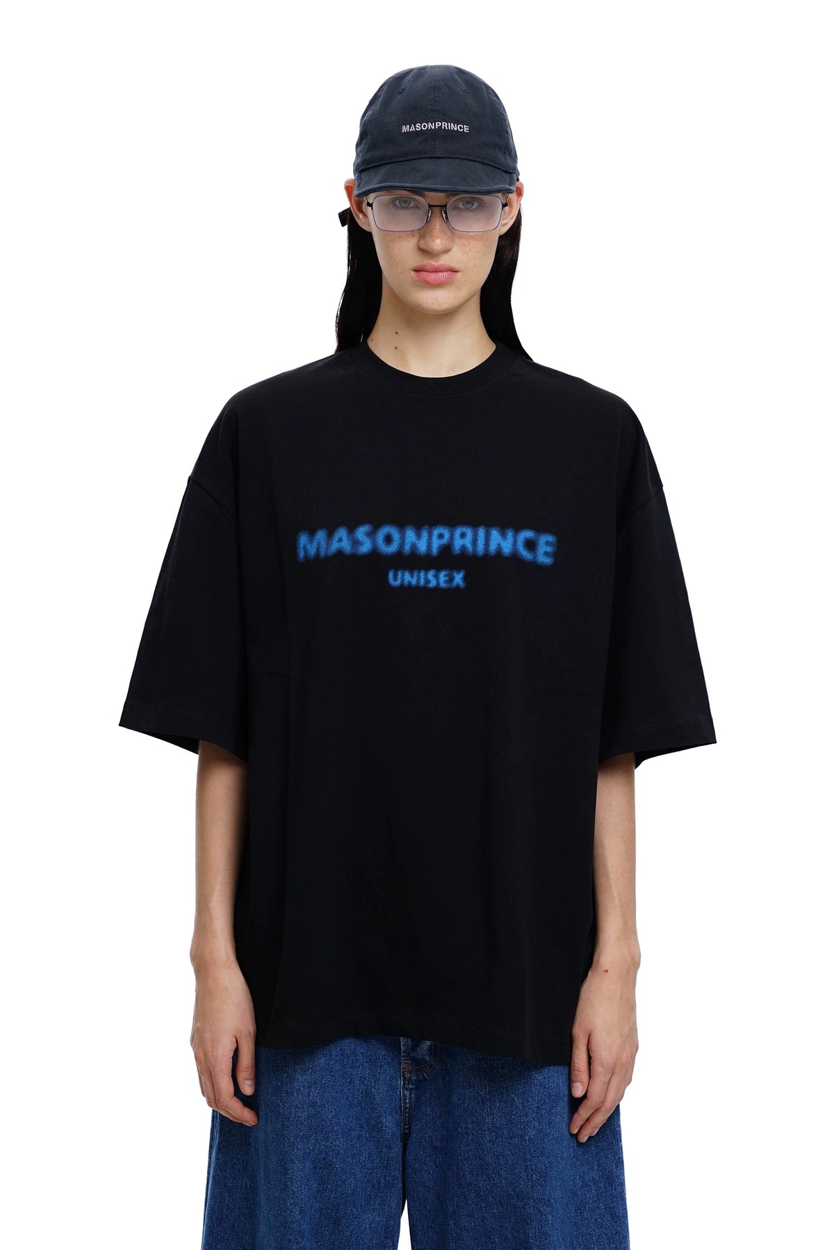 MASONPRINCE Blurred Graphic Cotton T-Shirt