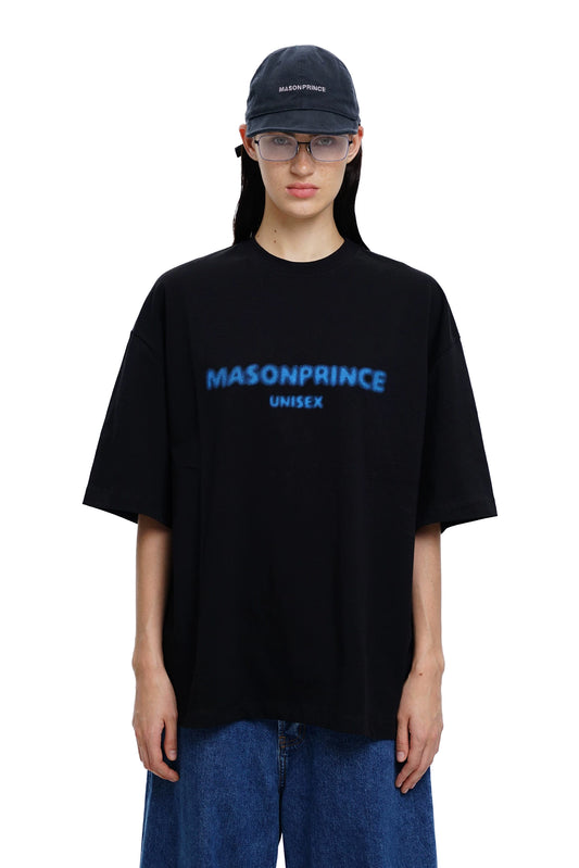 MASONPRINCE Blurred Graphic Cotton T-Shirt
