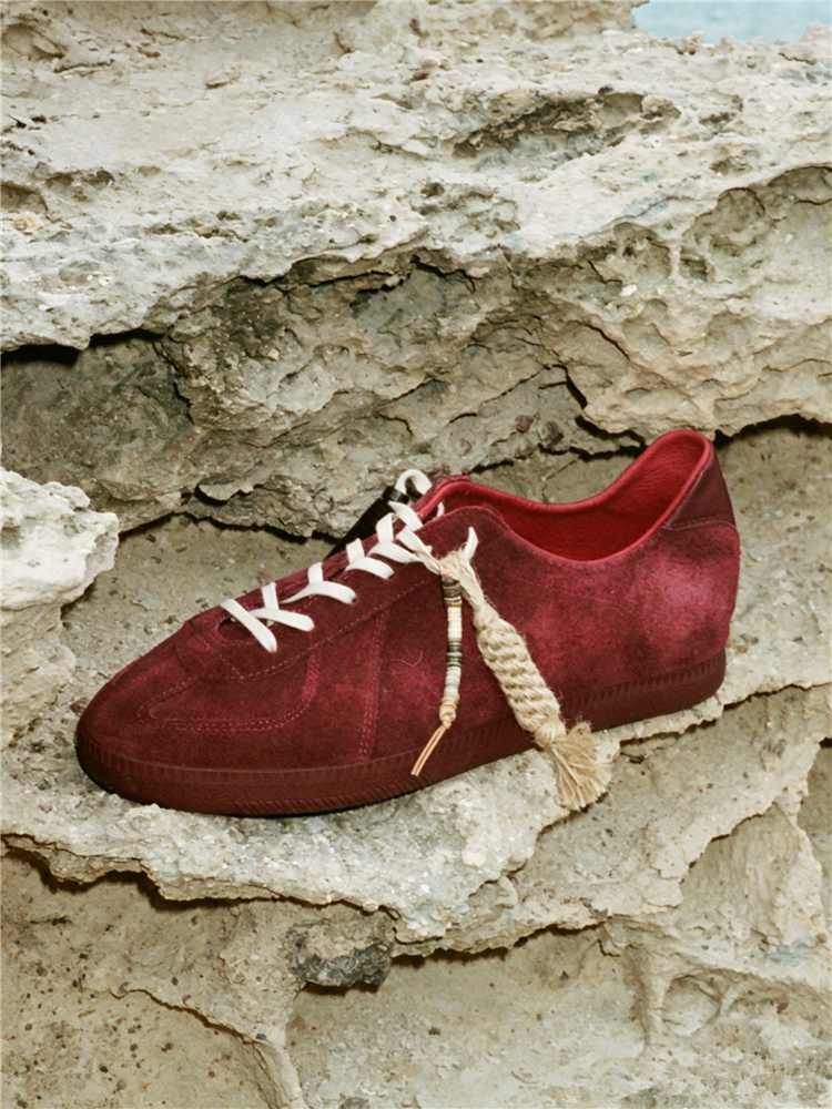 Gaily Embellished Suede Trainer Sneakers
