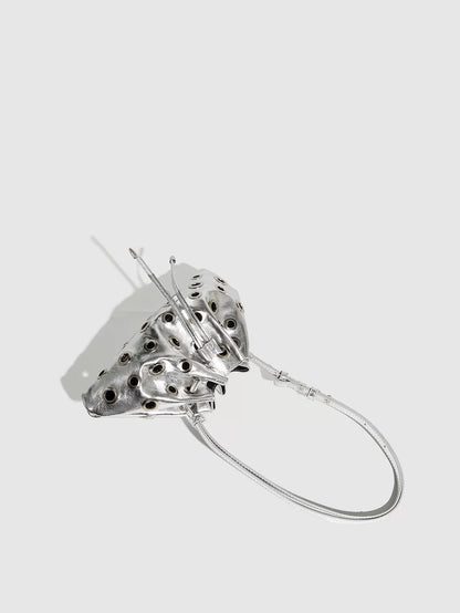 Eyelet Studded Drawstring Shoulder Bag product photo
