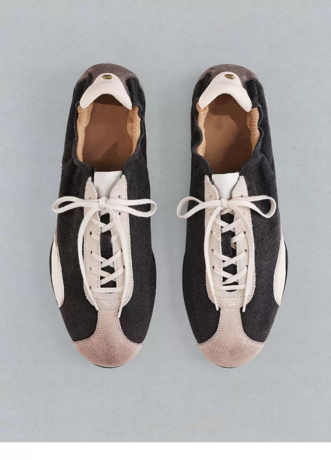 Ruched Colorblock Trainer Sneakers - 360 view 4