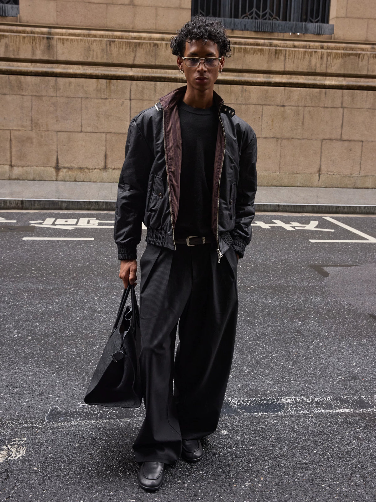 VLABMADE Reversible Waxed Harrington Jacket
