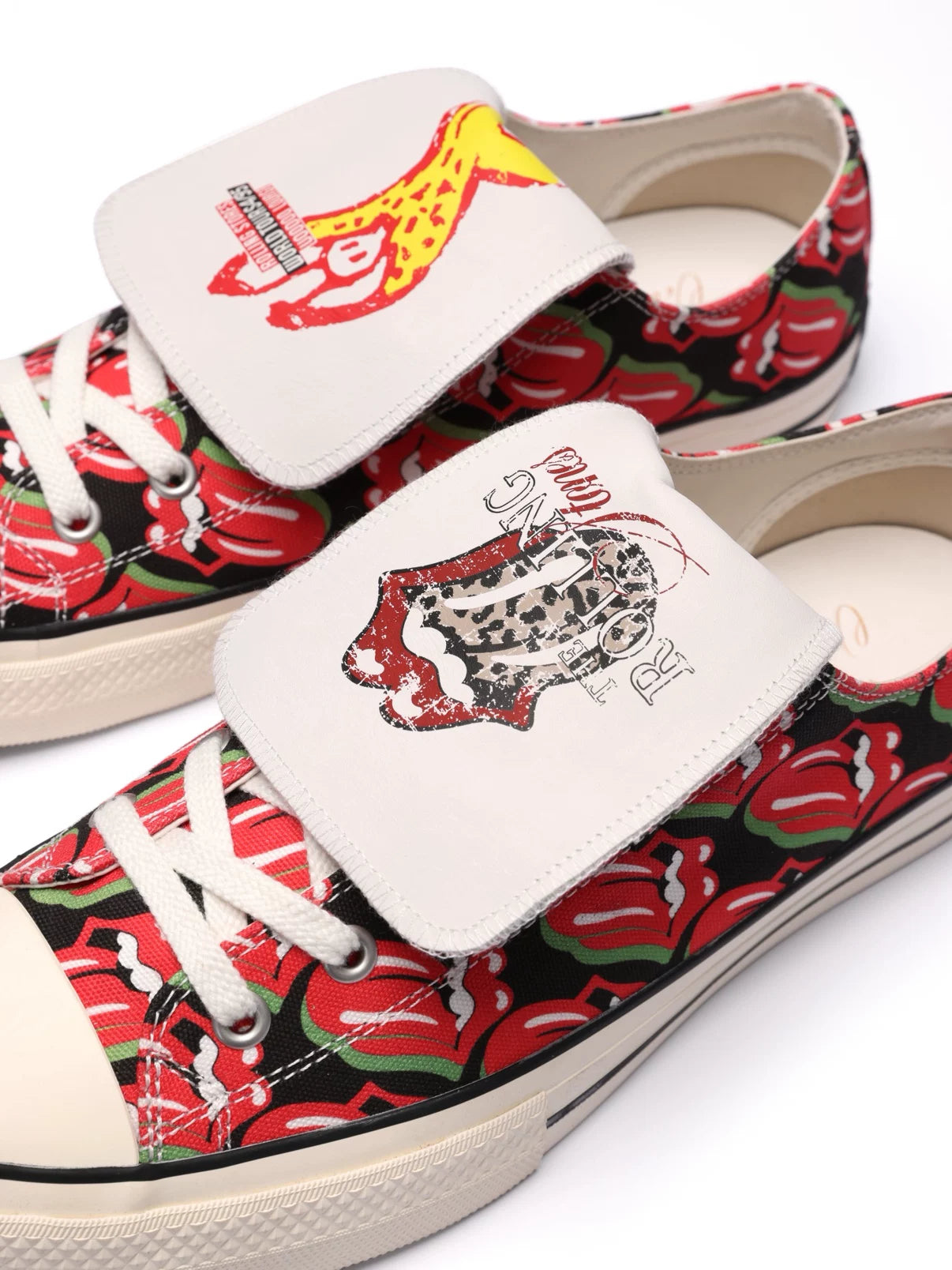 70s All-Over Tongue Print Low-Top Sneakers