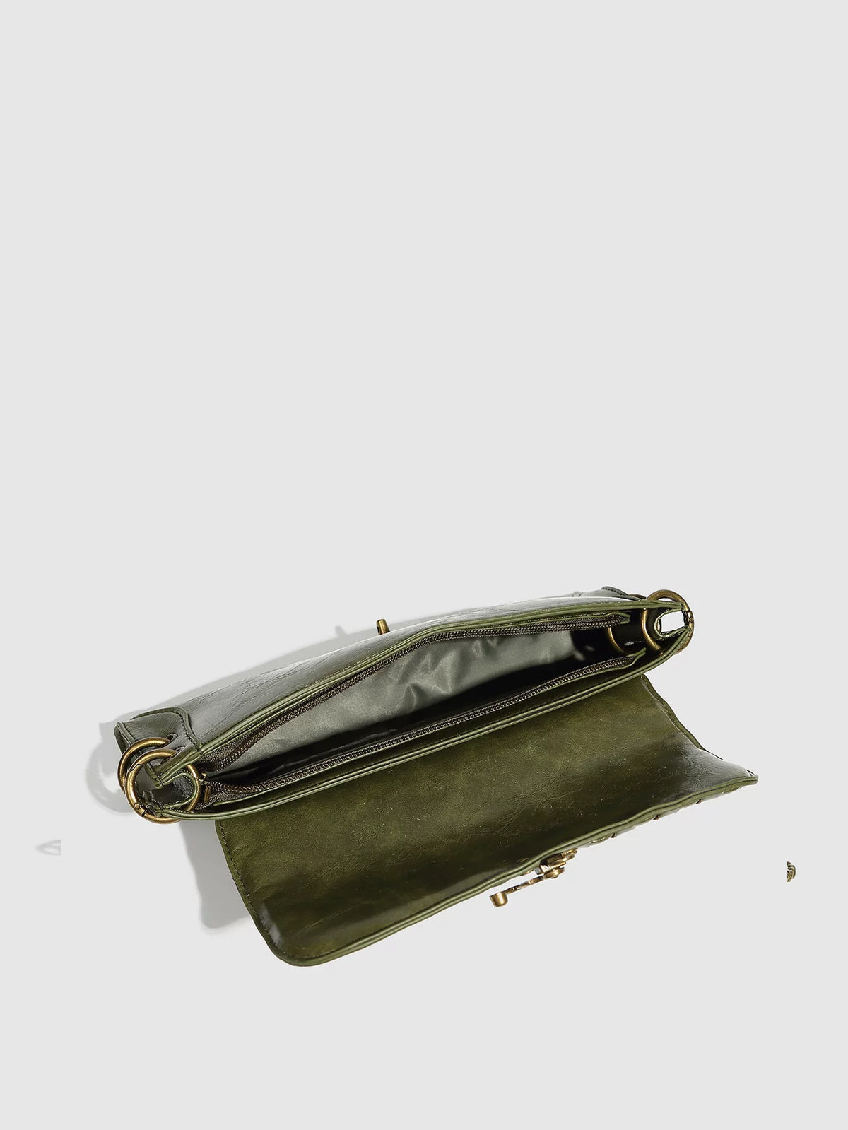 Antique Chain Lock Crossbody Bag product photo