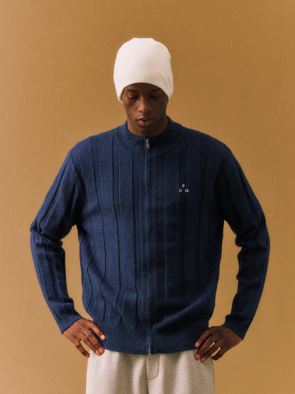 FPA Ribbed Knit Zip Jacket