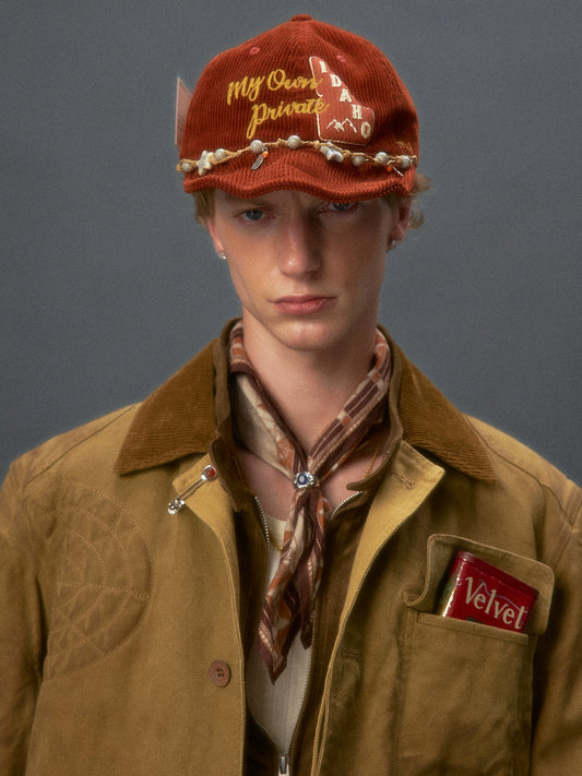 Vintage Turn-Up Brim Cotton Cap