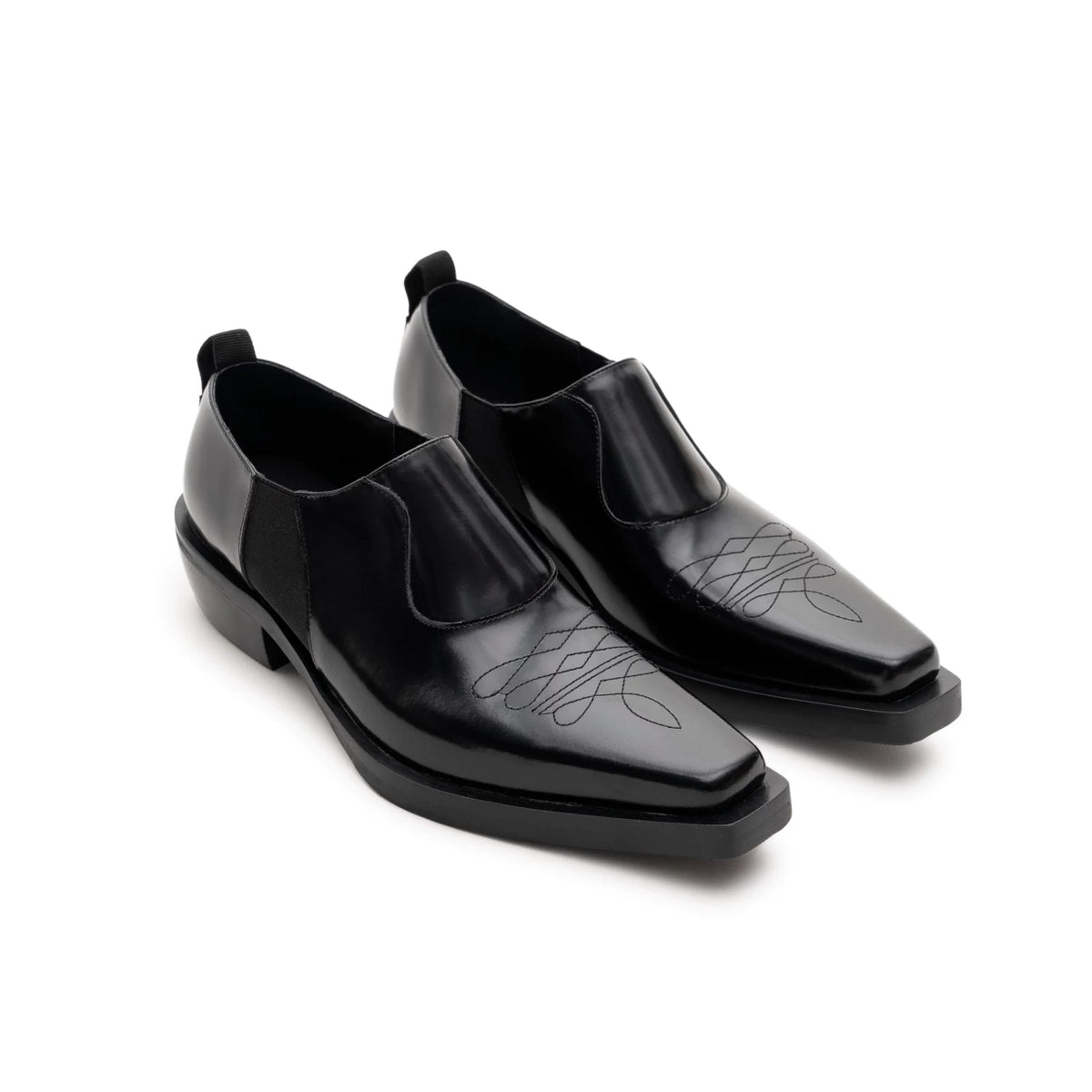 Botanical Embroidered Loafers