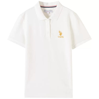 U.S. Polo Assn. Women's Breathable Short Sleeve Polo Shirt
