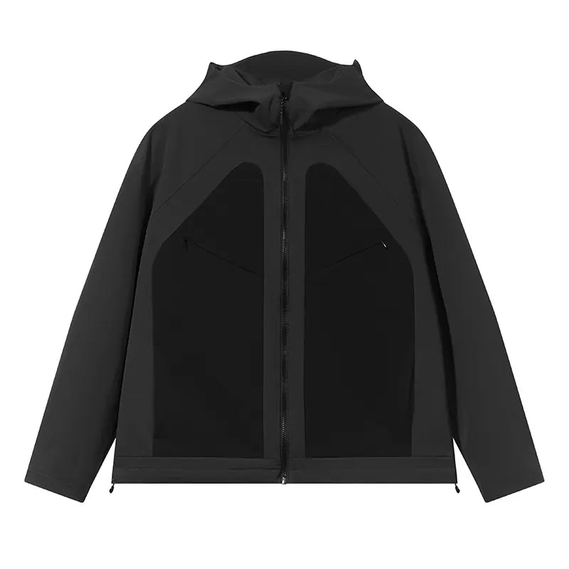 7440 37 1  Two-Tone Softshell Hooded Jacket