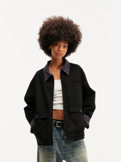 Reversible Plaid Work Jacket product view 2