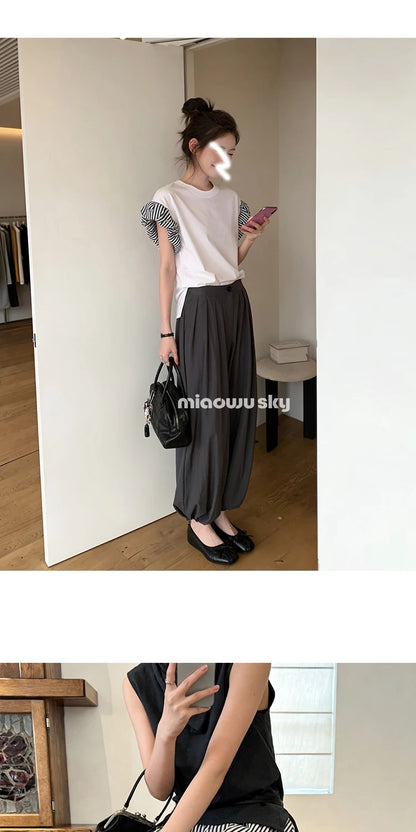 Leather Bow Ballet Flats