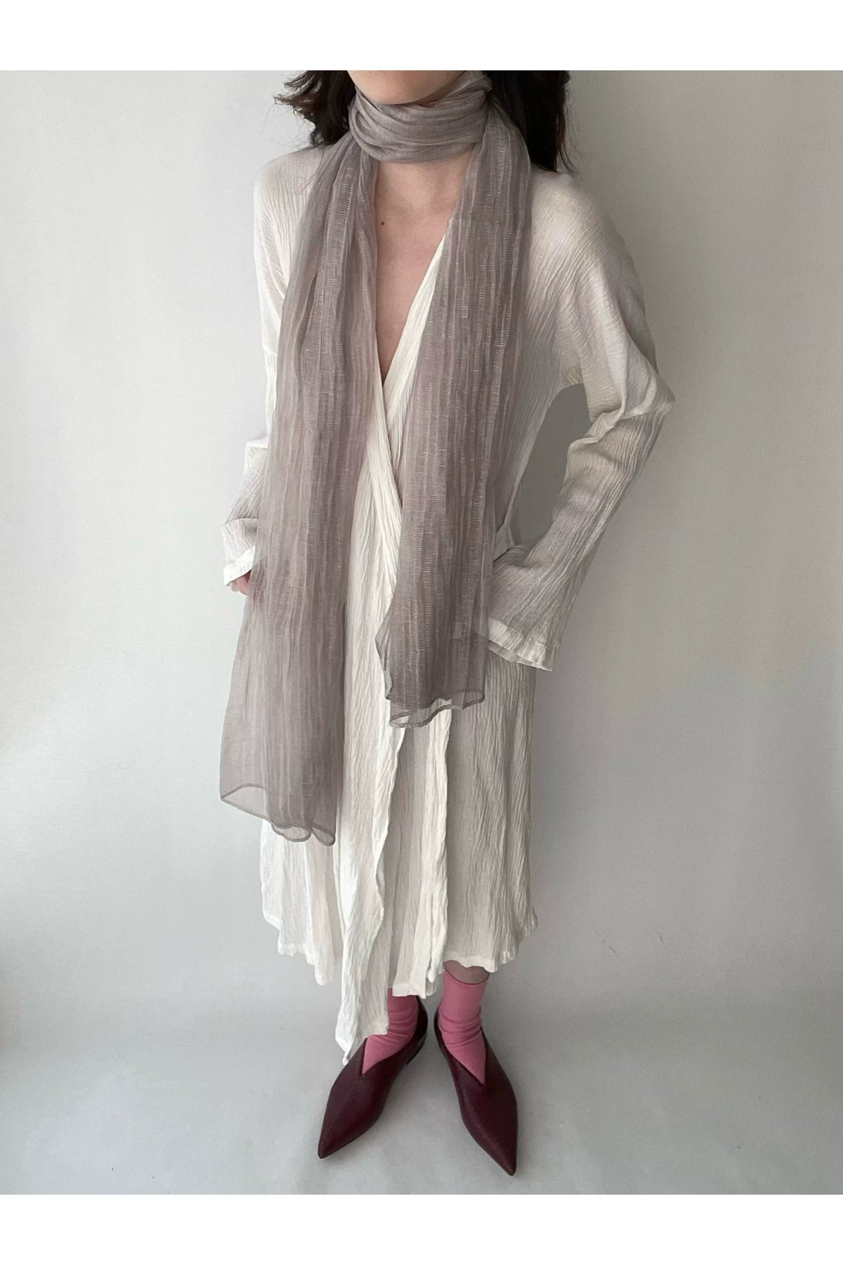 Smoky Mauve Lightweight Scarf product photo