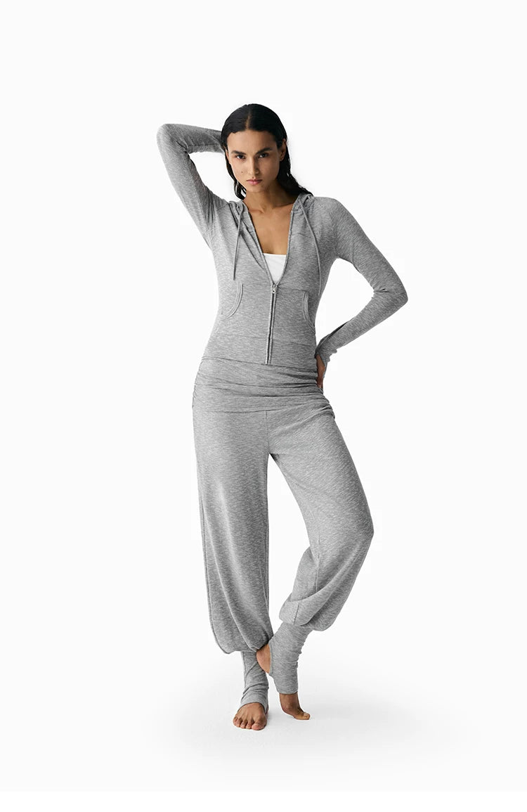 Hooded Zip Jacket and Jogger Set