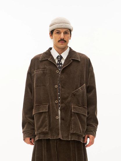 Washed Corduroy Utility Jacket product view