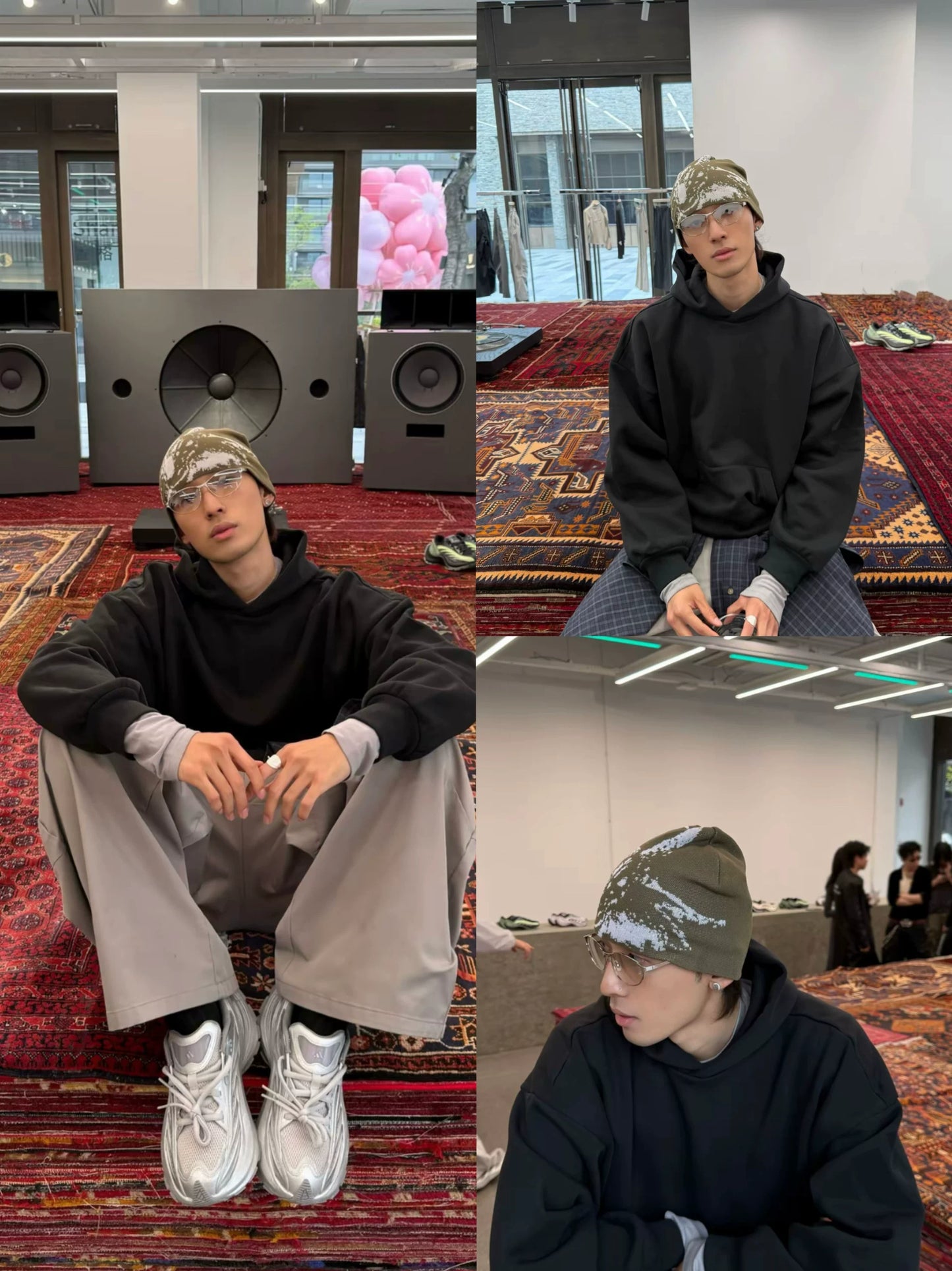 Ultra-Light Goats Karma Jacquard Beanie