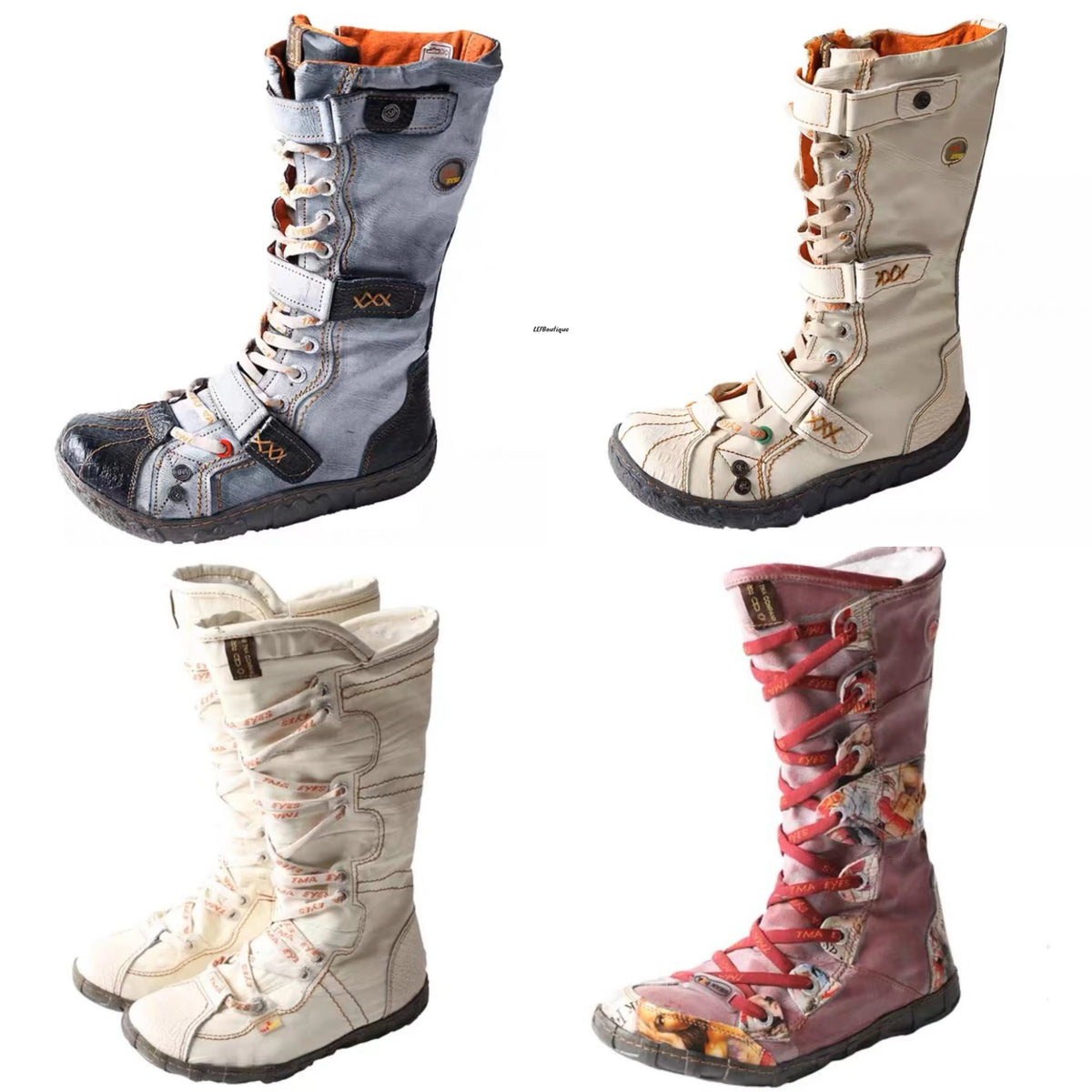 Lace Up Snow Boots