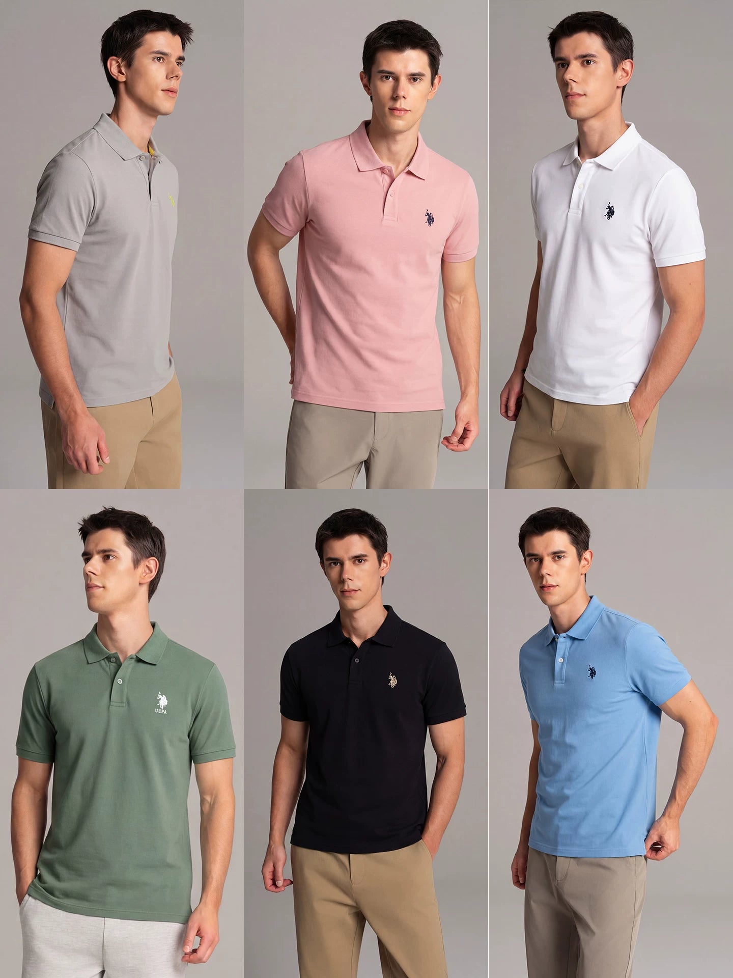 U.S. Polo Assn. Men's Cooling Short Sleeve Polo Shirt