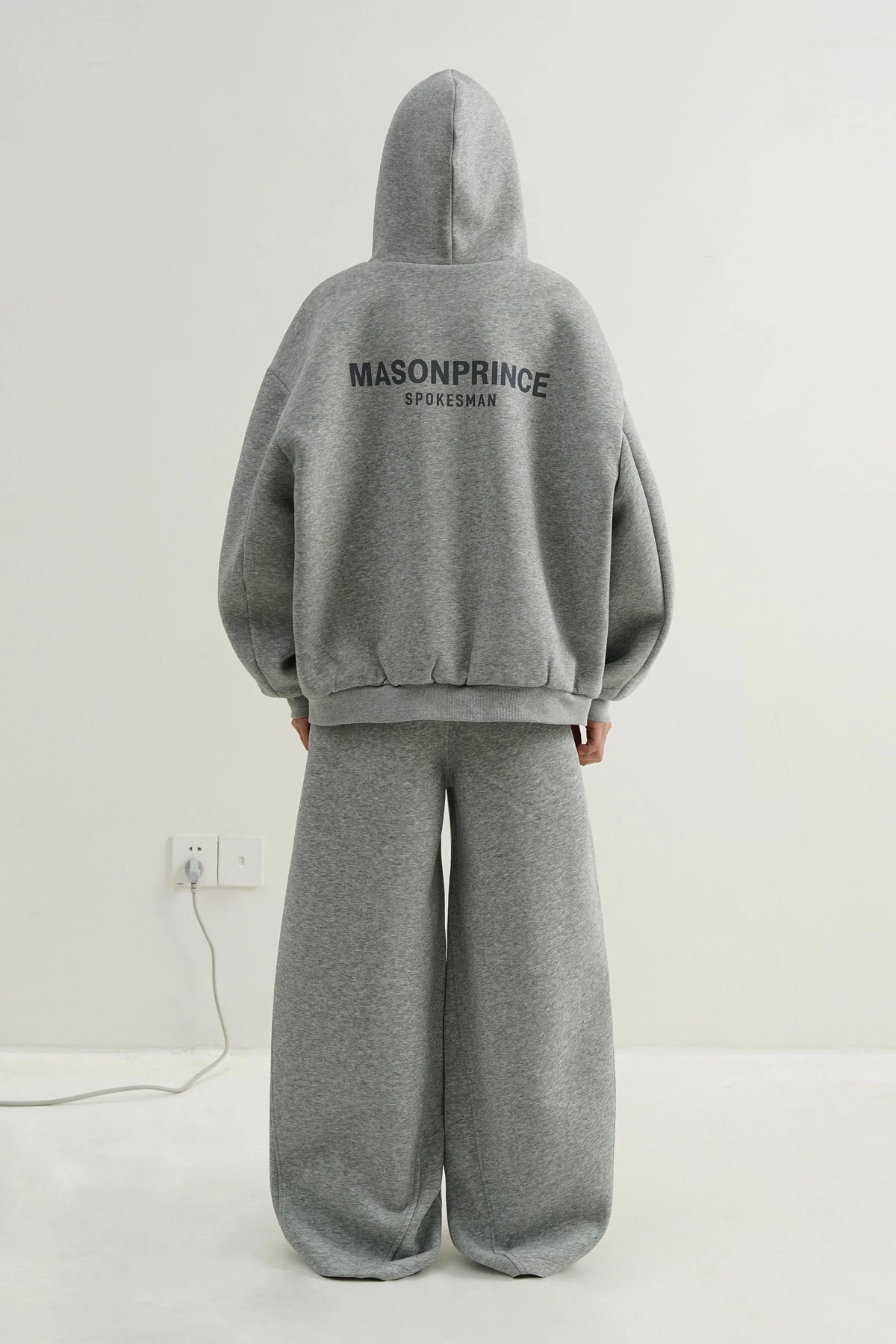 MASONPRINCE Reflective Graphic Heavyweight Hoodie