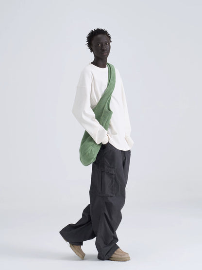 Washed Utility Cargo Pants model view