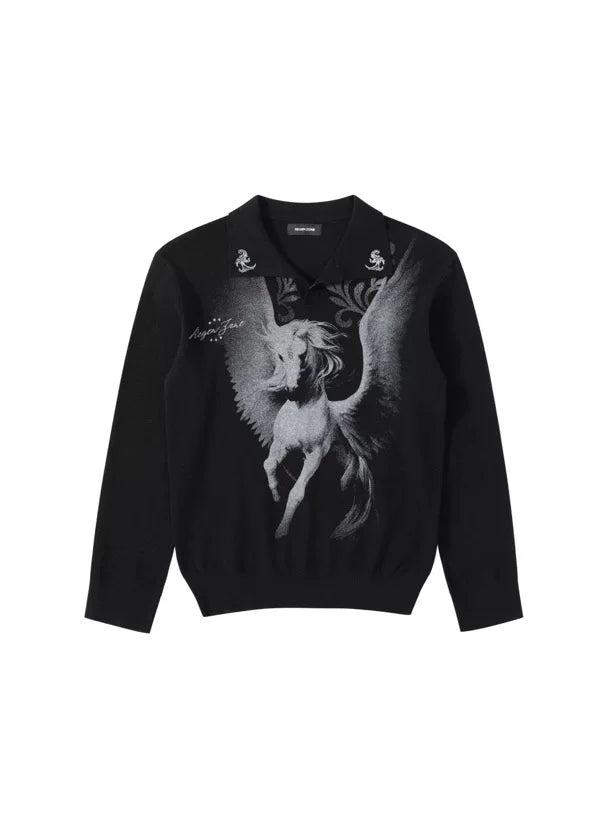 Pegasus Totem Breathable Knit Polo