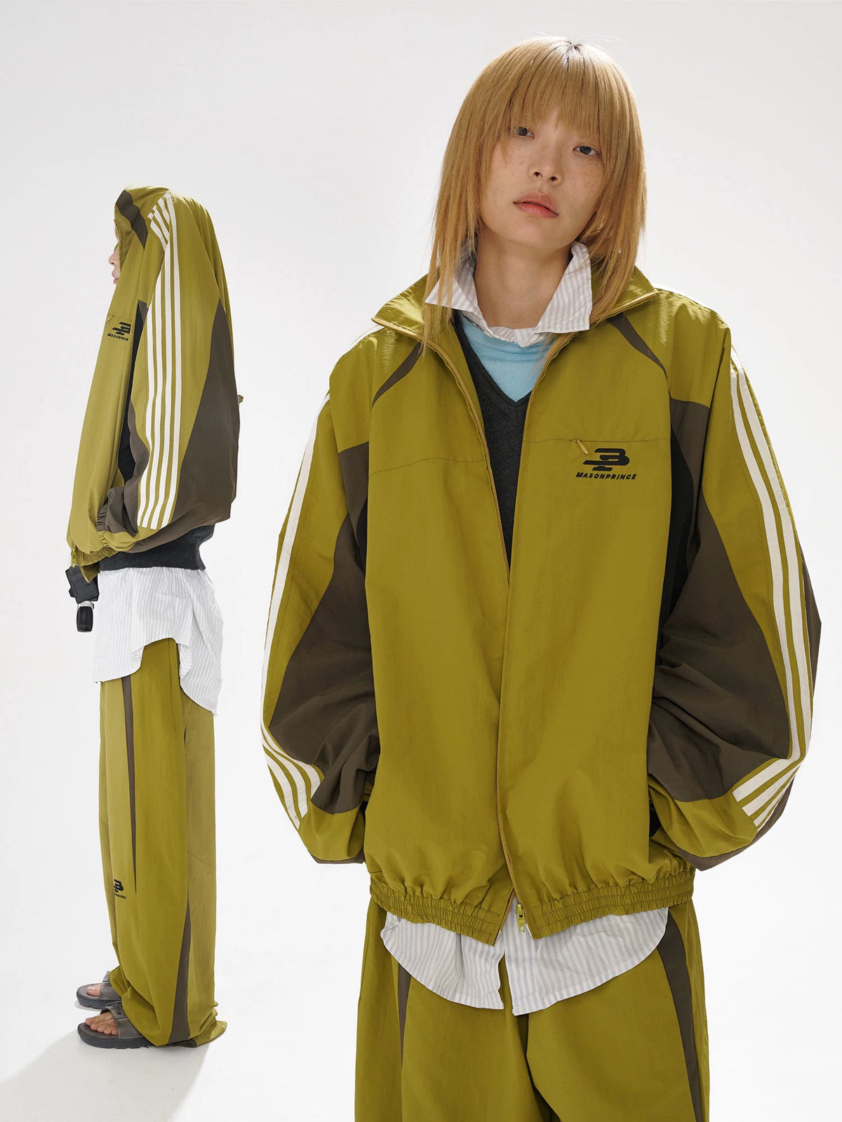 MASONPRINCE 90s Panelled Track Jacket Set