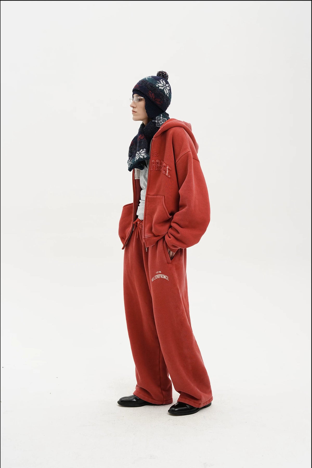 MASONPRINCE Reversible Patch Embroidered Set