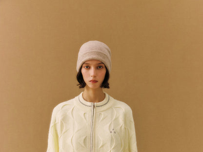 FPA Wave Cable Round-Neck Zip Sweater