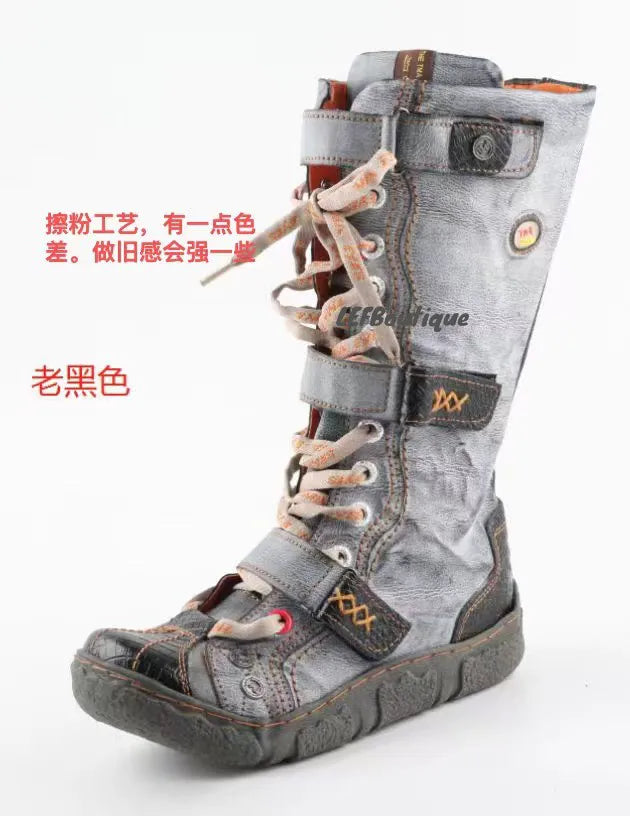 Lace Up Snow Boots