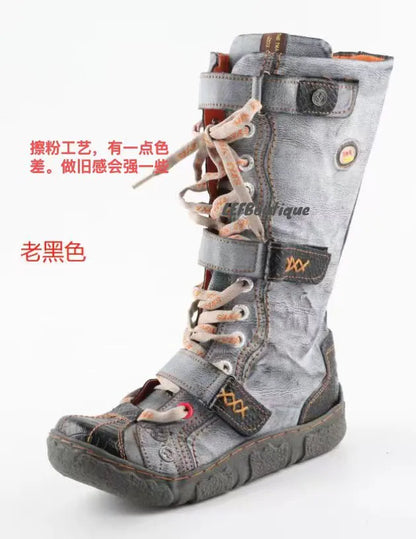 Lace Up Snow Boots