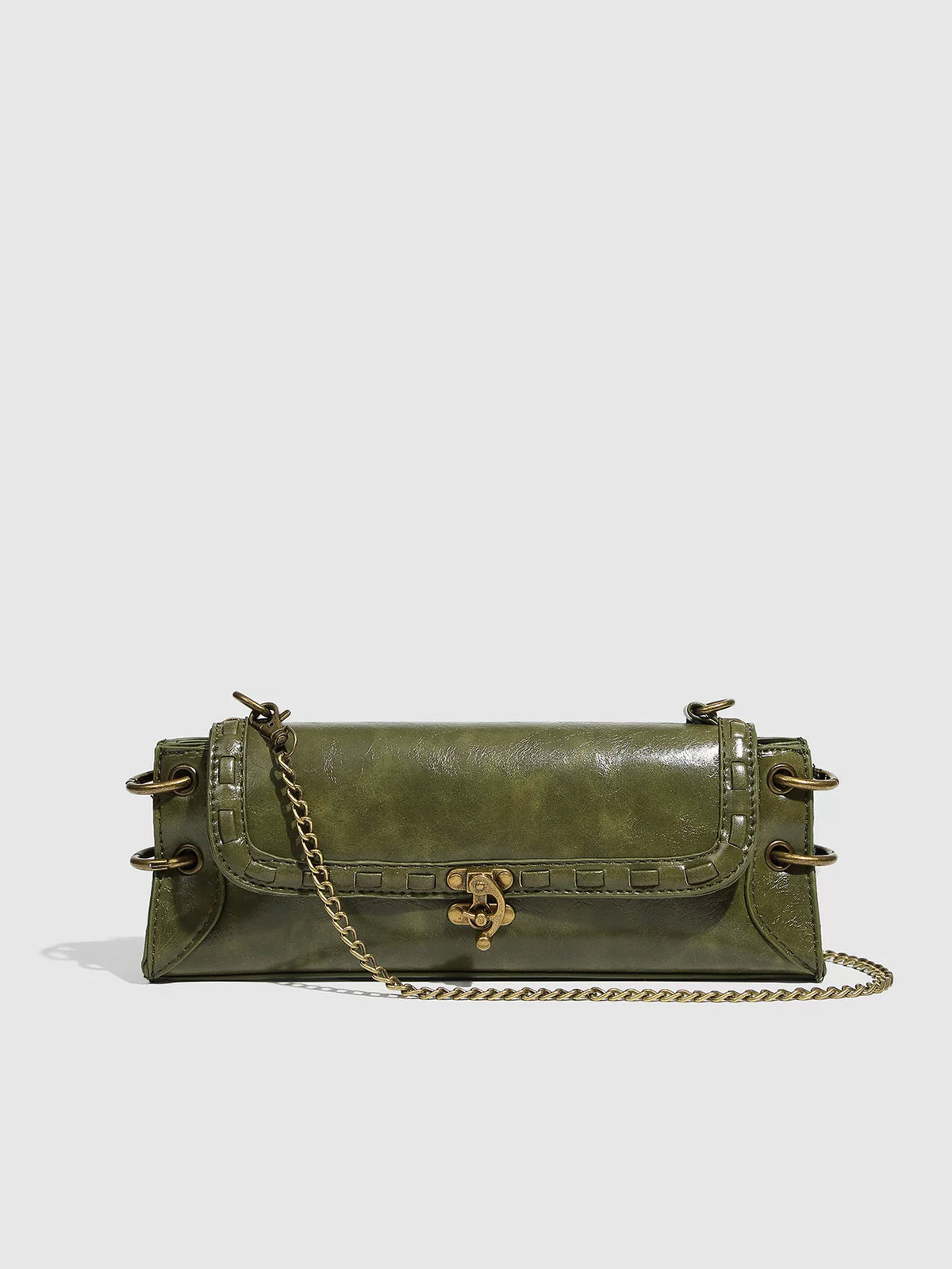 Antique Chain Lock Crossbody Bag product photo