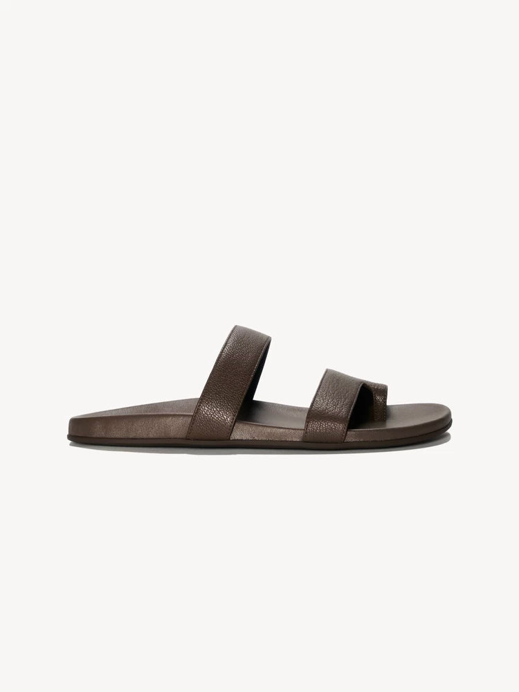 Premium Leather Slide Sandals