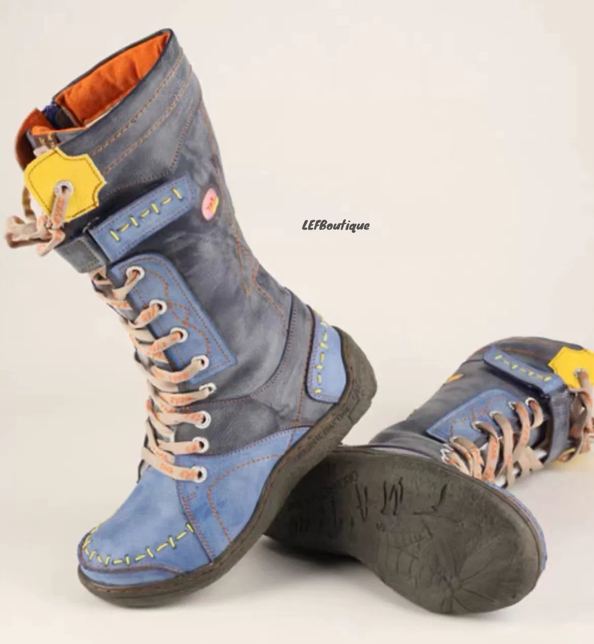 Lace Up Snow Boots