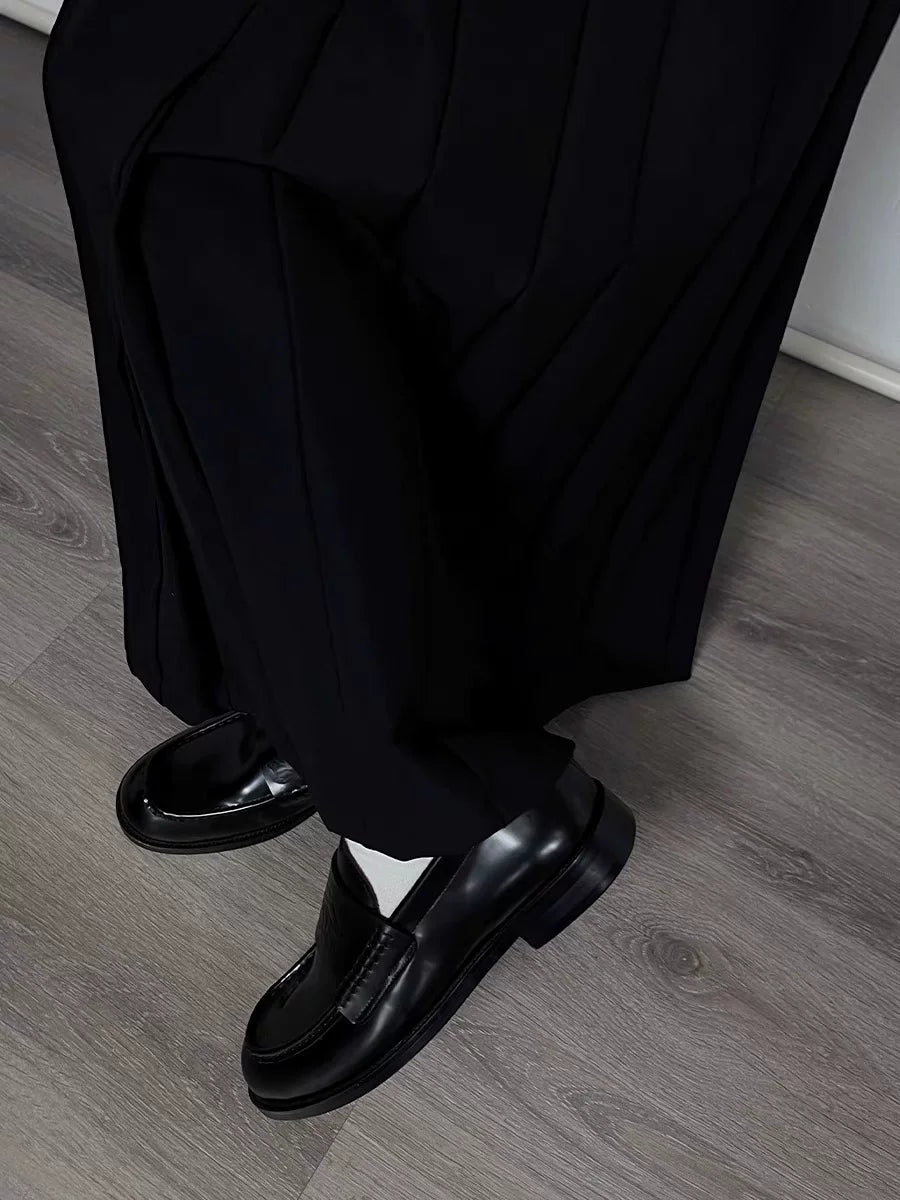 Men's Vintage Leather Elevator Loafers